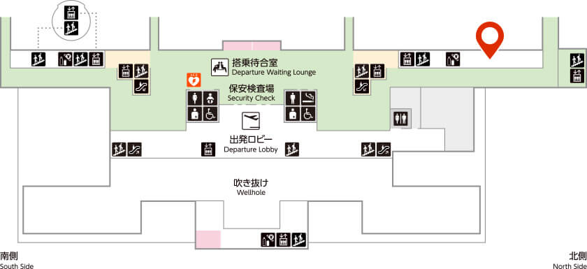 マーシャリング体験コーナーの位置図